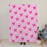 Couverture personnalisée de haute qualité, super douce, inspirée des poupées roses Couverture de canapé à éléments mignons Décoration de la maison Cad