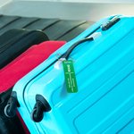 Henkilökohtainen Monivärinen akryyli matkatavaroiden laukku Tag tunnisteen viestin Travel takaisin kouluun lahja perheen ystävä