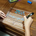 Porte-clés pour le sac à dos d'entraînement au prénom personnalisé Étiquette de bagage Tableau d'écriture à effacement à sec Traçage des lettres Accessoire d'apprentissage Cadeau de rentrée pour les e