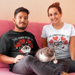 T-shirt à manches courtes avec impression de la patte Cadeau d'anniversaire pour chien, chat, propriétaire d'un animal de compagnie