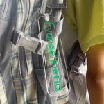 Porte-clés pour le sac à dos d'entraînement au prénom personnalisé Étiquette de bagage Tableau d'écriture à effacement à sec Traçage des lettres Accessoire d'apprentissage Cadeau de rentrée pour les e