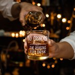 Personalised To Dad From The Reasons You Drink Whisky Glass Funny Gift Birthday Gift Father's Day Gift for Dad Grandpa Whisky Lovers