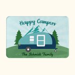 Personlig Happy Campers Family halkfri dörrmatta sovrum badrumstillbehör för campingälskare vän och familj