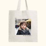 Personalised Photo Canvas Tote Bag Shopping Bag Birthday Christmas Gift for Woman Friends Family Members