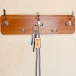 Lanière Porte-clés Porte-badge Personnalisée avec Nom Gravé sur Bois Cadeau pour Enseignants et Employés
