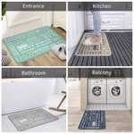 Gepersonaliseerde Live Laugh And Love Memorial Couple Deurmat voor Slaapkamer Badkamer Keuken Housewarming Gift Huisdecoratie