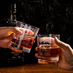 Personalised To Dad From The Reasons You Drink Whisky Glass Funny Gift Birthday Gift Father's Day Gift for Dad Grandpa Whisky Lovers