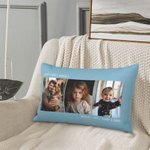 Gepersonaliseerde Multicolor foto kussensloop tekst verjaardag housewarming cadeau voor echtpaar familie