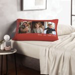 Gepersonaliseerde Multicolor foto kussensloop tekst verjaardag housewarming cadeau voor echtpaar familie
