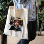 Personalised Photo Canvas Tote Bag Shopping Bag Birthday Christmas Gift for Woman Friends Family Members