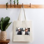 Personalised Photo Canvas Tote Bag Shopping Bag Birthday Christmas Gift for Woman Friends Family Members