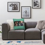 Gepersonaliseerde Multicolor foto kussensloop tekst verjaardag housewarming cadeau voor echtpaar familie