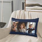 Gepersonaliseerde Multicolor foto kussensloop tekst verjaardag housewarming cadeau voor echtpaar familie