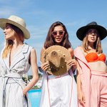 Personlig Handgjord Repbroderi Strandhatt Denim Solhatt med Pärlor och Namn Bröllopsfest Present till henne