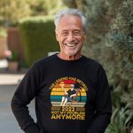 Gepersonaliseerd The Legend Has Retired Not My Problem Anymore Vintage Sweatshirt Hoodie T-Shirt Verjaardag Pensioen Cadeau voor Man of Vrouw
