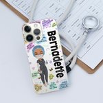 Custodia personalizzata per iPhone con nome dell'infermiere Settimana dell'infermiere Laurea Regalo di Natale e compleanno per infermiere
