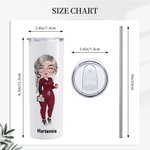 Personalizzato 20 oz infermiere Food Grade Skinny Tumbler tazza in acciaio inox riutilizzabile bottiglia d'acqua regalo per il personale medico inferm