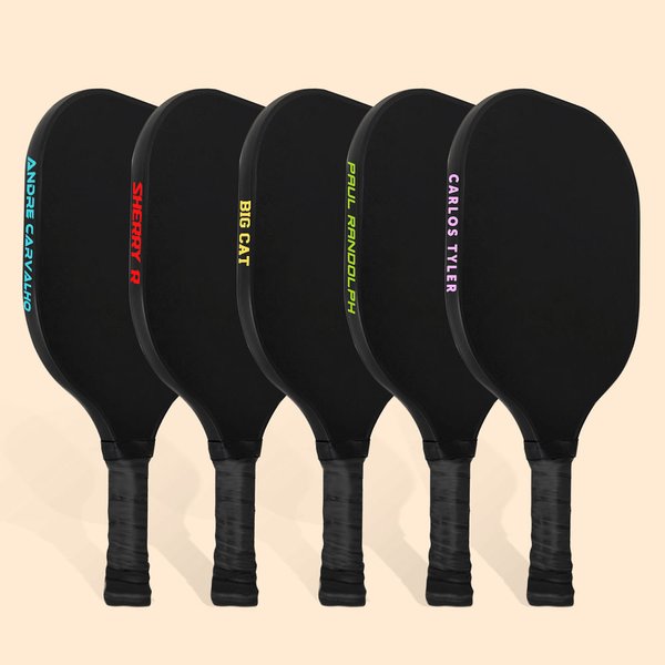 Personalised Set of 3 Pickleball Paddle Edge Guard Decals Pickleball Name Label Stickers Gift for Pickleball Lover