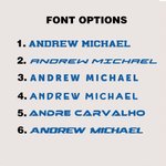 Personalised Set of 3 Pickleball Paddle Edge Guard Decals Pickleball Name Label Stickers Gift for Pickleball Lover