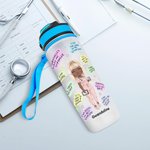 Henkilökohtainen Sairaanhoitaja Päivittäiset vahvistukset 32oz Water Tracker Bottle Sairaanhoitaja Valmistumislahja Rn Kiitos lahja Sairaanhoitaja viikon lahja