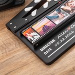 Henkilökohtainen Rolling Kuvat puinen koriste elokuva Clapperboard Design Vuosipäivä Ystävänpäivä Romanttinen lahja pariskunnalle