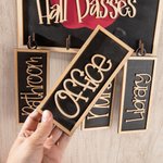 Personalisierte Lehrer Hall Pässe Zeichen Holzbrett Teacher's Day Wertschätzung zurück zu Schule Geschenk für Lehrer Kollegen
