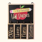 Personalisierte Lehrer Hall Pässe Zeichen Holzbrett Teacher's Day Wertschätzung zurück zu Schule Geschenk für Lehrer Kollegen