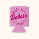 Personalized 12pcs Pink Doll Theme Come On Let's Go Party 12oz 16oz Can Sleeve Hugger Cooler Birthday Christmas Bachelorette Party Favor