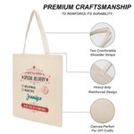 Consegna speciale personalizzata da Babbo Natale Borsa di tela con nome retrò Borsa della spesa riutilizzabile Bomboniera per feste natalizie Idea reg