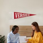 Personalised Colourful Classic Felt Pennant Flag Wall Banner with Text Classroom Office Decor Gift Back to School Gift for Team Teacher
