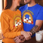 Maglietta personalizzata Halloween Dog Ghost Shirt Spooky Seasons Shirt Regalo di Halloween divertente per gli amici amanti dei cani Regalo per gli am