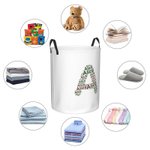 Gepersonaliseerde naam speelgoed opbergmand wasmand waterdichte Oxford doek met handvat Verjaardagscadeau voor familie Kid
