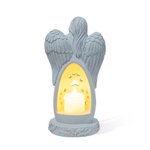 Ángel abrazando a su mascota Figurita portavelas con luz LED Regalo conmemorativo por la pérdida de una mascota