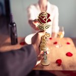 Porte-monnaie Personnalisé avec Fleur de Naissance et Nom Cadeau de Mariage d'Anniversaire Noël pour Famille ou Ami
