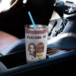 Personalized Brick Background Partners In Crime 20oz Stainless Steel Tumbler Christmas Gift Birthday Gift for Friend