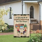 Bandiera da giardino personalizzata per coppia: 