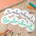Personalised Voice Level Lights Decals Set of 3 for Classroom School Management Gift for Teacher