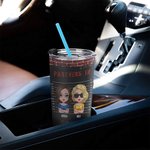 Henkilökohtainen Muista vain, jos jäämme kiinni olet kuuro 20oz ruostumattomasta teräksestä Tumbler joululahja syntymäpäivälahja parhaalle ystävälle