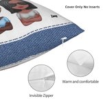 Personalized Besties Tolerating Each Other Throw Pillow Cover Cushion Birthday Christmas Gift for Besties Sister Home Decoration