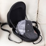 Henkilökohtainen Hat Travel Case Cap Organizer haltija jopa 6 Caps kanssa kantokahva & olkahihna lahja ystävälle perheelle