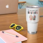 Personligt Brick Style Vi är mer än besties En god vän 30oz Tumbler Födelsedag julklapp för besties