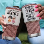 Vaso personalizado Somos más que amigos Un buen amigo Vaso isotérmico 30oz Regalo para los mejores amigos