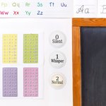 Personalised Voice Level Lights Decals Set of 3 for Classroom School Management Gift for Teacher