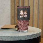 Personalized Best Friends We're Not Sugar & Spice  30oz Tumbler Leak Proof Vacuum Insulated Birthday Gift