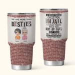 Vaso personalizado Somos más que amigos Un buen amigo Vaso isotérmico 30oz Regalo para los mejores amigos