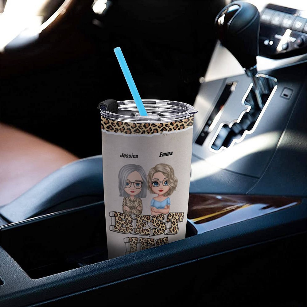 Henkilökohtainen Tässä on toinen vuosi Bonding yli alkoholin sietäminen Idiootit 20oz ruostumattomasta teräksestä Tumbler joululahja ystävälle 2