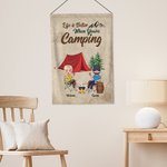 Personalisierte Leben ist besser, wenn Sie Camping Gartenfahne Valentinstag Geschenk für Camping-Paar