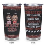 Personalized Keeping Each Other Sane 20oz Stainless Steel Tumbler for Hot and Cold Drinks Christmas Gift Birthday Gift for Sister