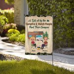 Bandiera da giardino personalizzata per coppia: 