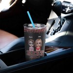 Personalized Keeping Each Other Sane 20oz Stainless Steel Tumbler for Hot and Cold Drinks Christmas Gift Birthday Gift for Sister